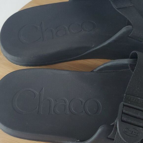 Chaco Chillos Slides Cross Straps Men's Size 13 - Picture 4 of 9